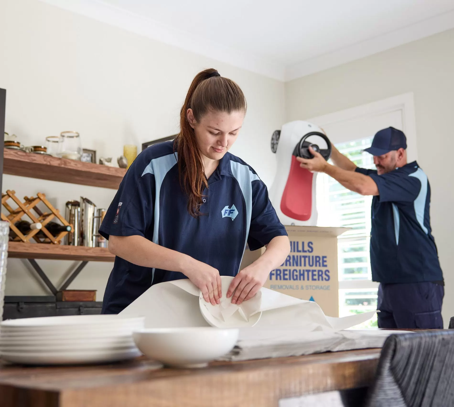 Furniture Freighters With Customer – 3